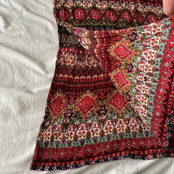 CB Women's Multi-color‎ Boho Pull-on Maxi Skirt Size 3x - Picture 8 of 12